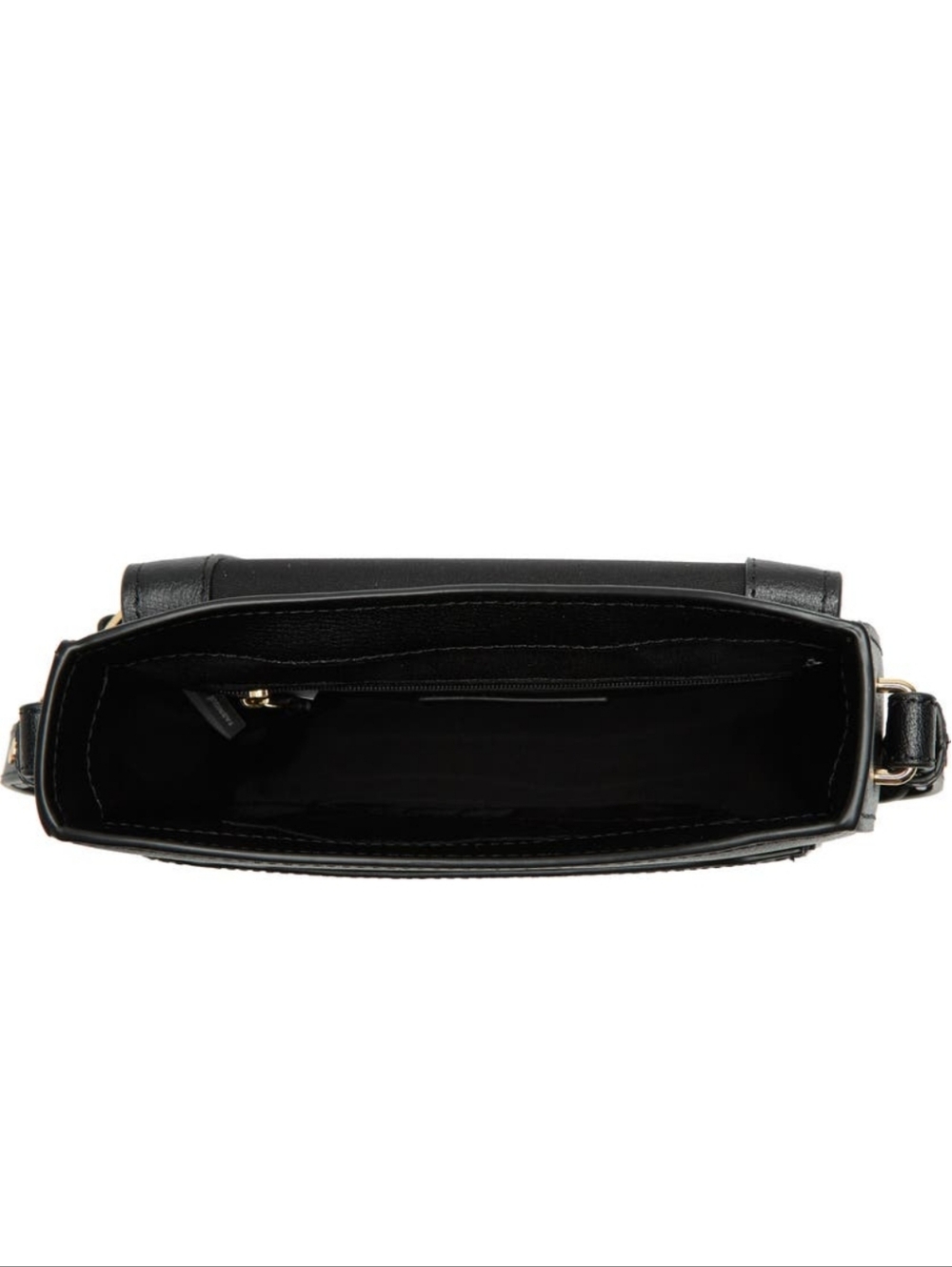 Marc Jacobs Mini Rider Black Leather Crossbody Bag With Gold Hardware - Picture 16 of 16